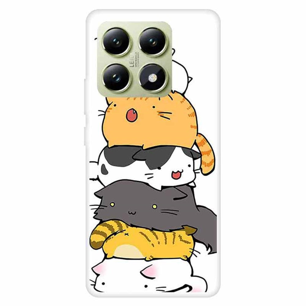 For Xiaomi 14T Pro TPU Case Pattern Printing Anti-Drop Phone Back Cover