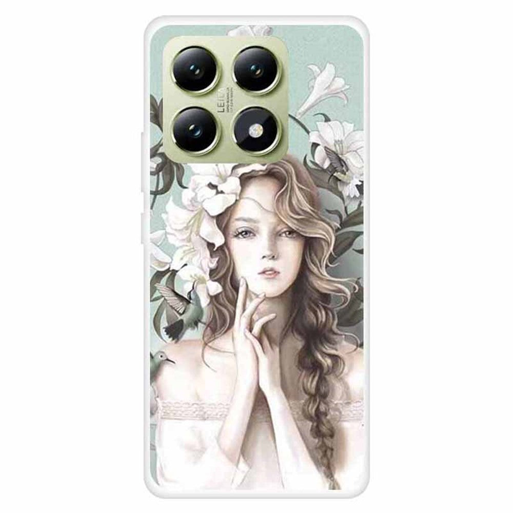 For Xiaomi 14T Pro TPU Case Pattern Printing Anti-Drop Phone Back Cover