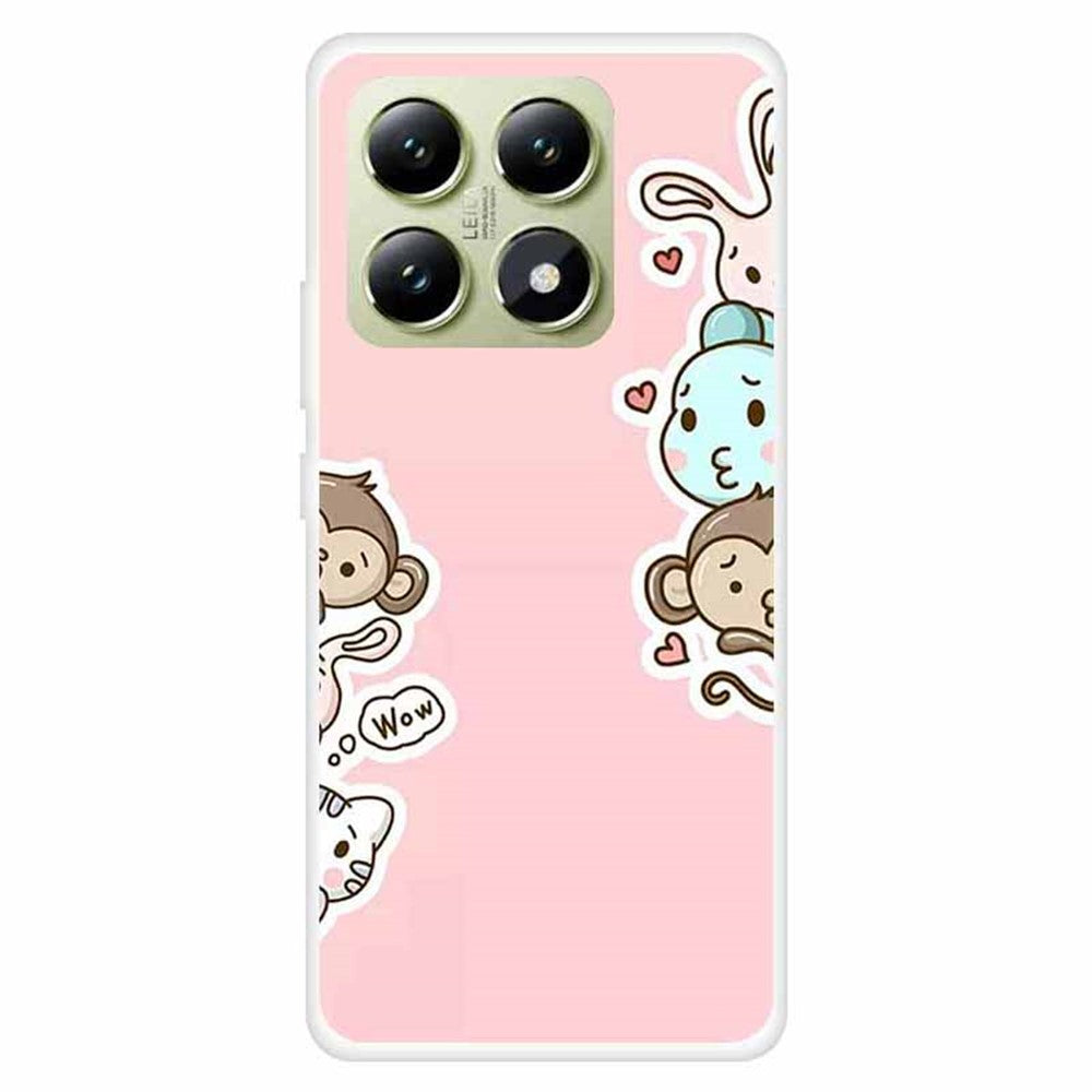 For Xiaomi 14T Pro TPU Case Pattern Printing Anti-Drop Phone Back Cover