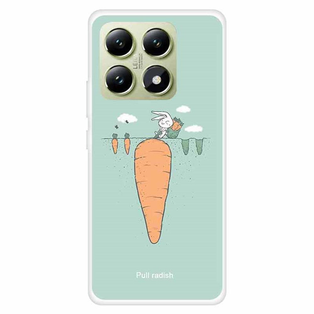 For Xiaomi 14T Pro TPU Case Pattern Printing Anti-Drop Phone Back Cover