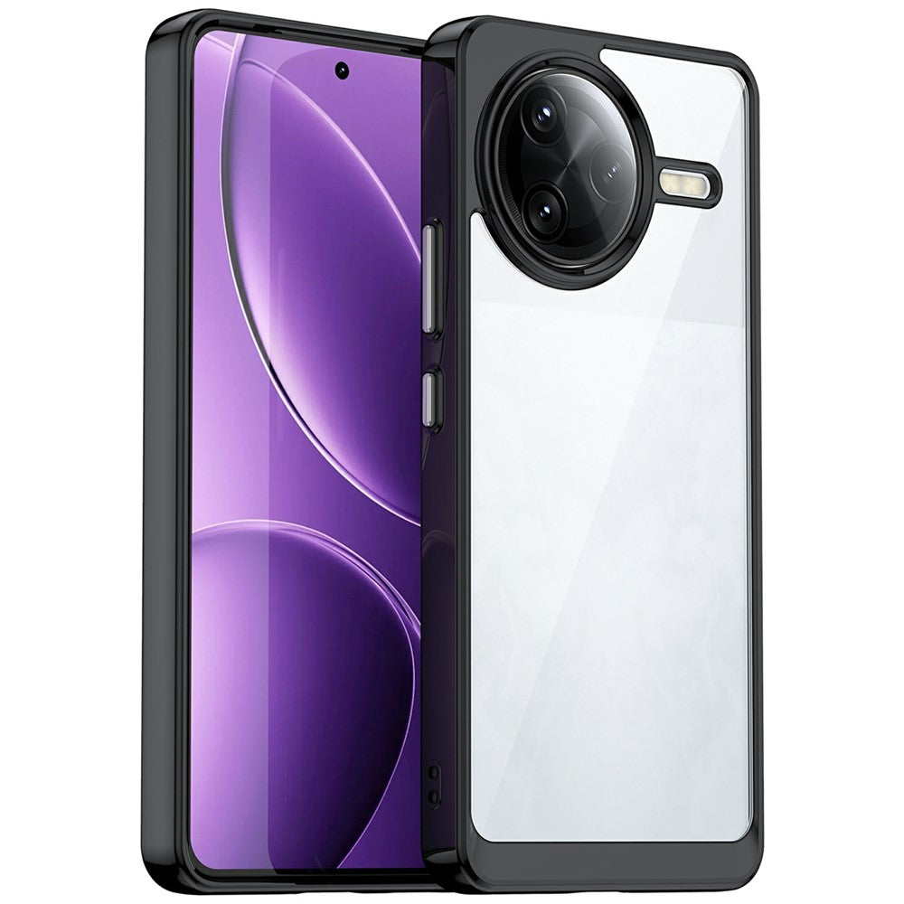 For Xiaomi Poco F7 Ultra 5G / Redmi K80 Pro 5G Case TPU + Acrylic Protective Clear Phone Cover