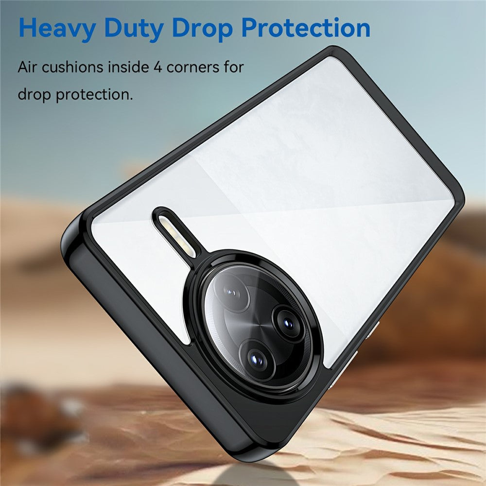 For Xiaomi Poco F7 Ultra 5G / Redmi K80 Pro 5G Case TPU + Acrylic Protective Clear Phone Cover