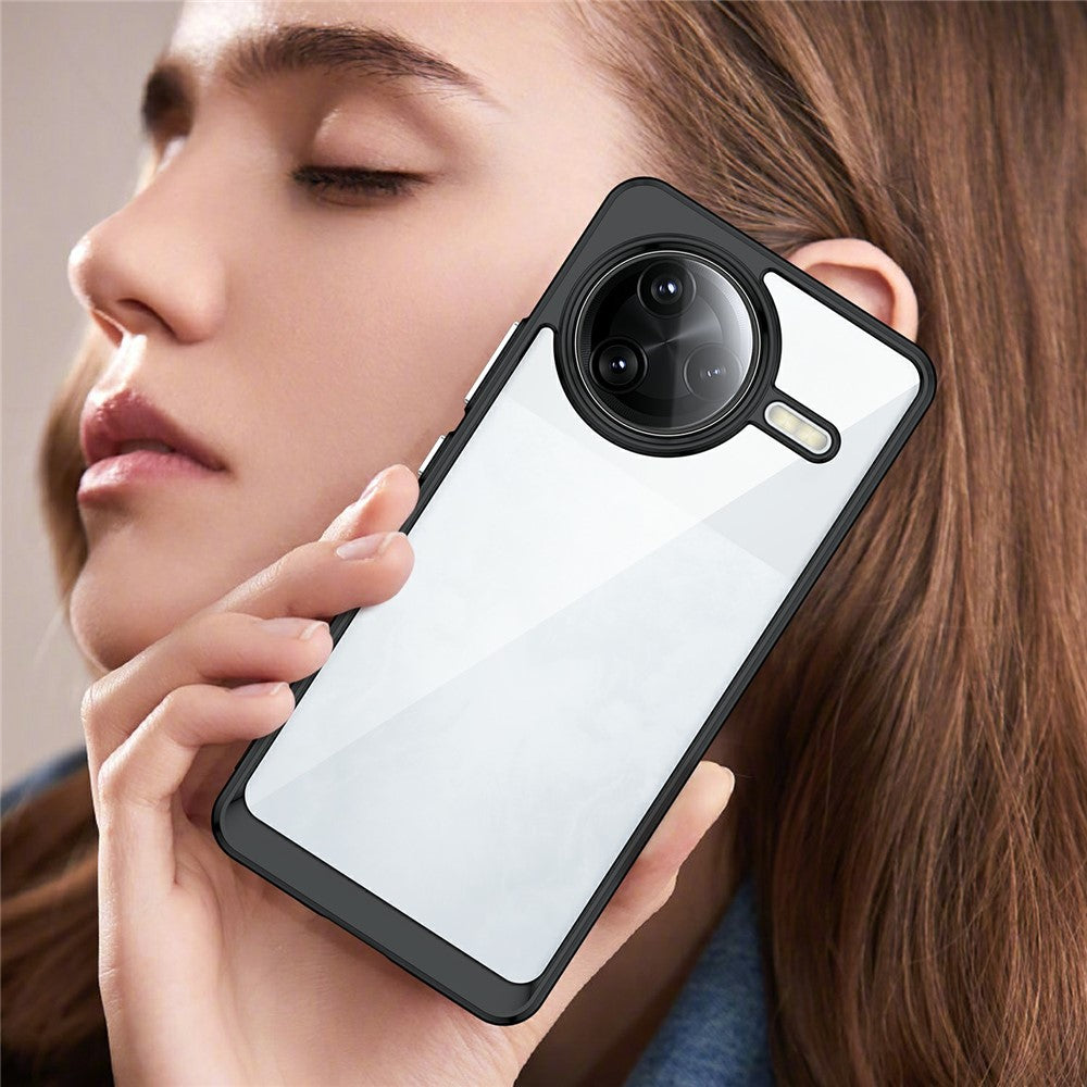 For Xiaomi Poco F7 Ultra 5G / Redmi K80 Pro 5G Case TPU + Acrylic Protective Clear Phone Cover