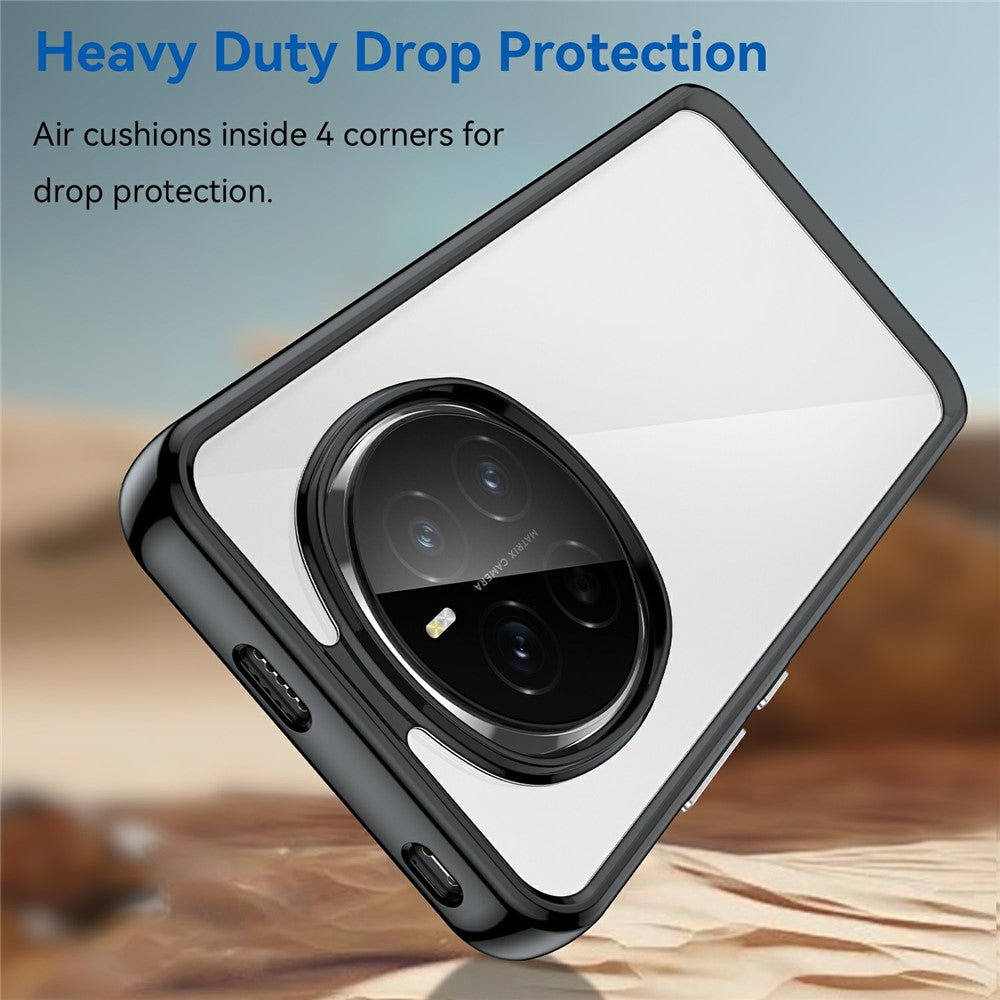 Honor Magic7 5G Transparente Handyhülle – Stoßfeste Rückseite, aus TPU & Acryl