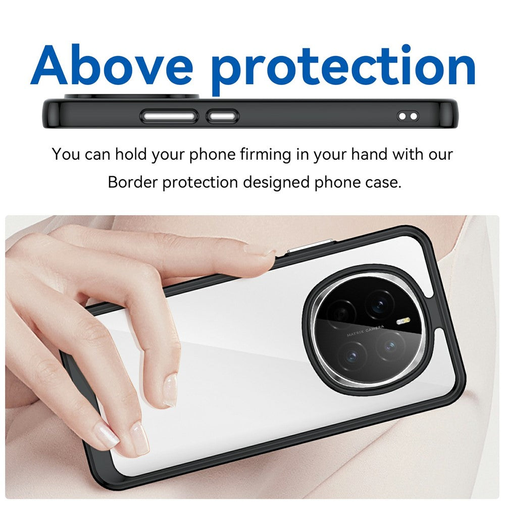 Honor Magic7 5G Transparente Handyhülle – Stoßfeste Rückseite, aus TPU & Acryl