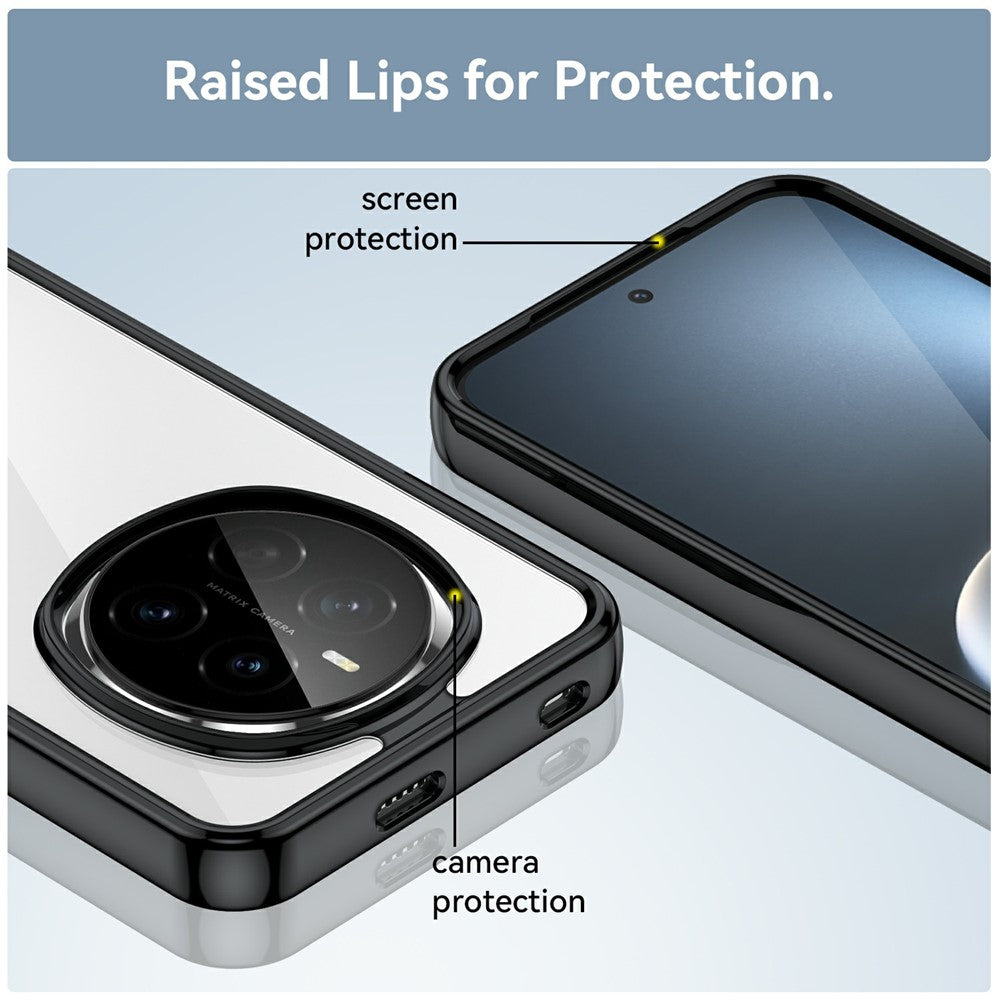 Honor Magic7 5G Transparente Handyhülle – Stoßfeste Rückseite, aus TPU & Acryl