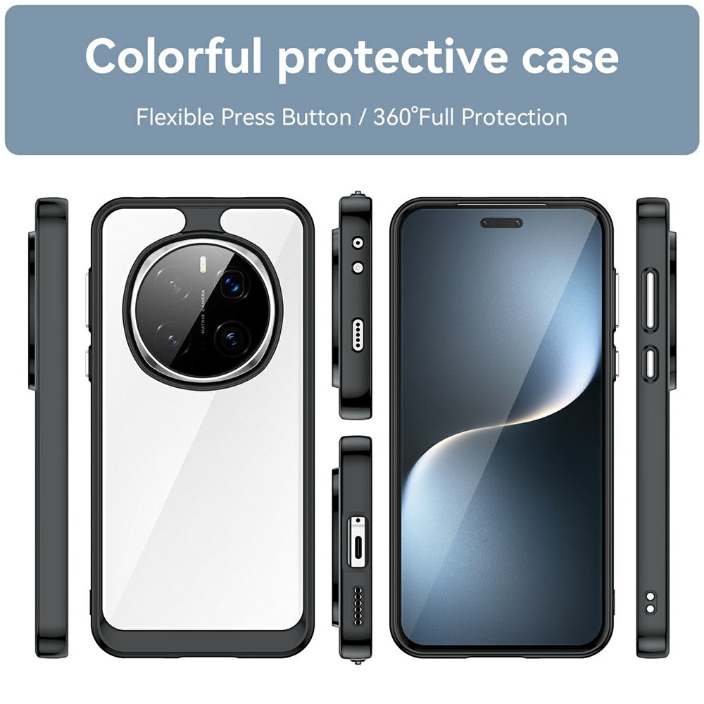 Honor Magic7 Pro 5G Transparente Handyhülle – Stoßfeste Rückseite, aus TPU & Acryl