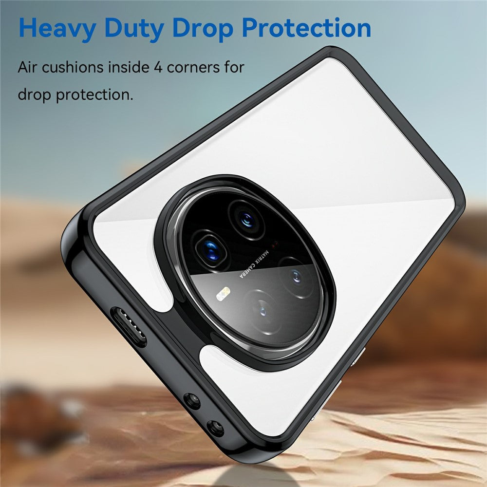 Honor Magic7 Pro 5G Transparente Handyhülle – Stoßfeste Rückseite, aus TPU & Acryl