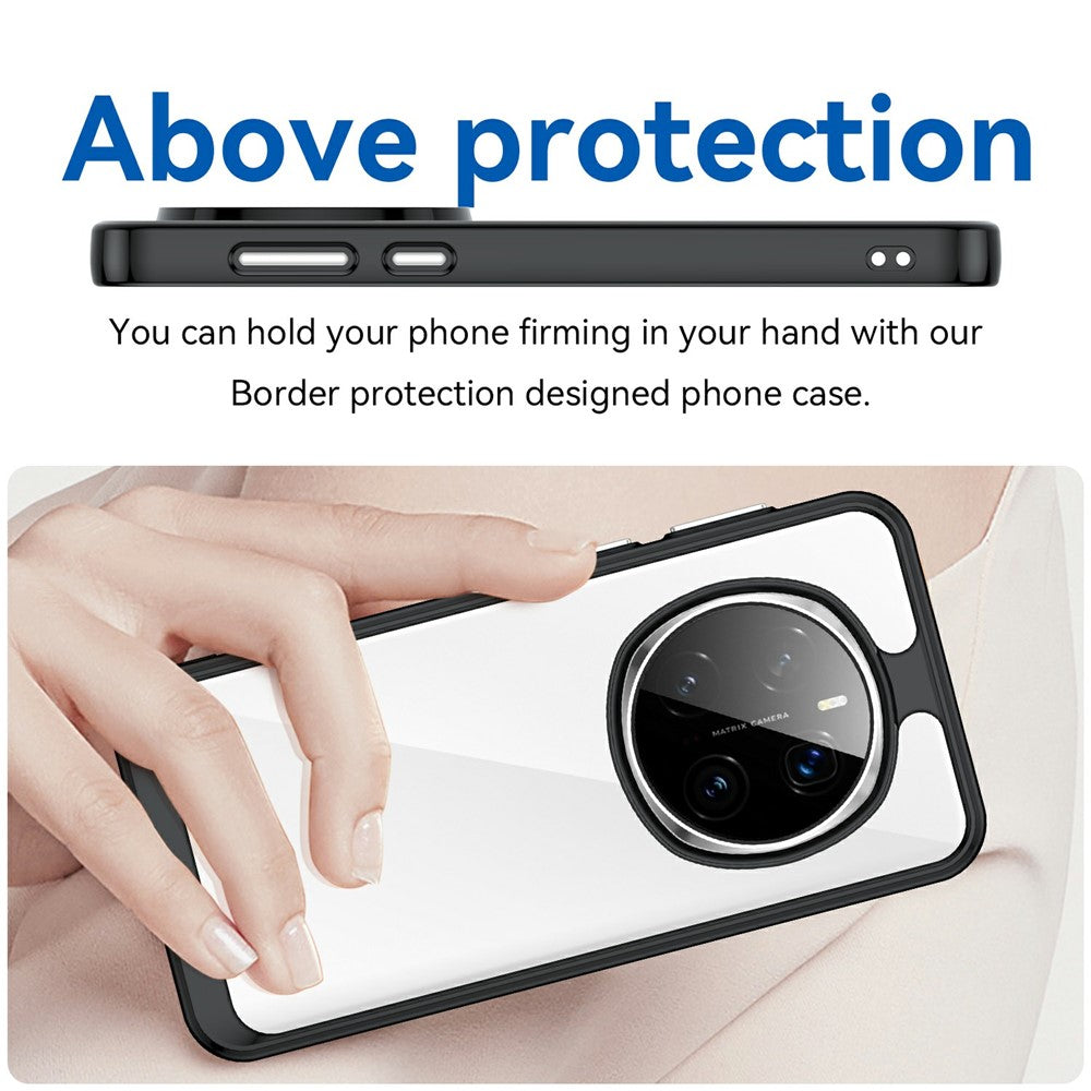 Honor Magic7 Pro 5G Transparente Handyhülle – Stoßfeste Rückseite, aus TPU & Acryl