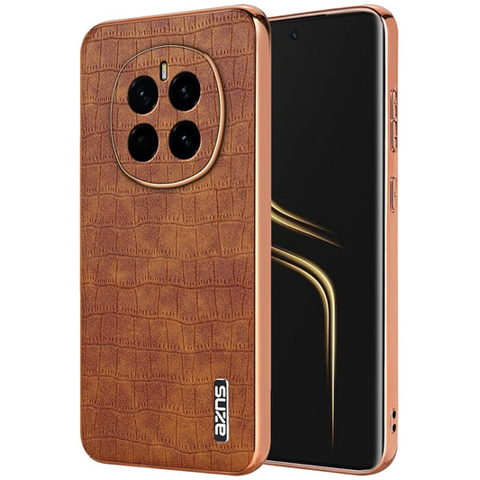 Honor Magic7 5G Handyhülle – AZNS Galvanik-Krokodil-Textur PU + TPU