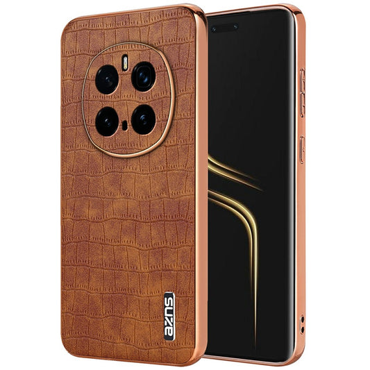 Honor Magic7 Pro 5G Handyhülle – AZNS Galvanik-Krokodil-Textur PU + TPU