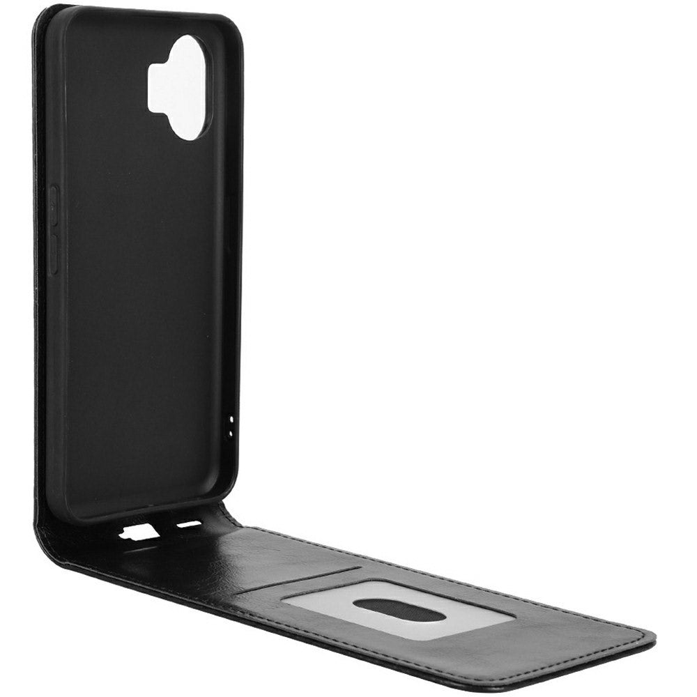 Nothing Phone (2) Wallet-Handyhülle – Magnetische & vertikale Klapphülle, aus Leder, mit Kartenfach
