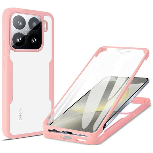 Xiaomi 15 Handyhülle – Gehäuse aus Acryl + transparenter TPU- mit PET-Bildschirmfolie