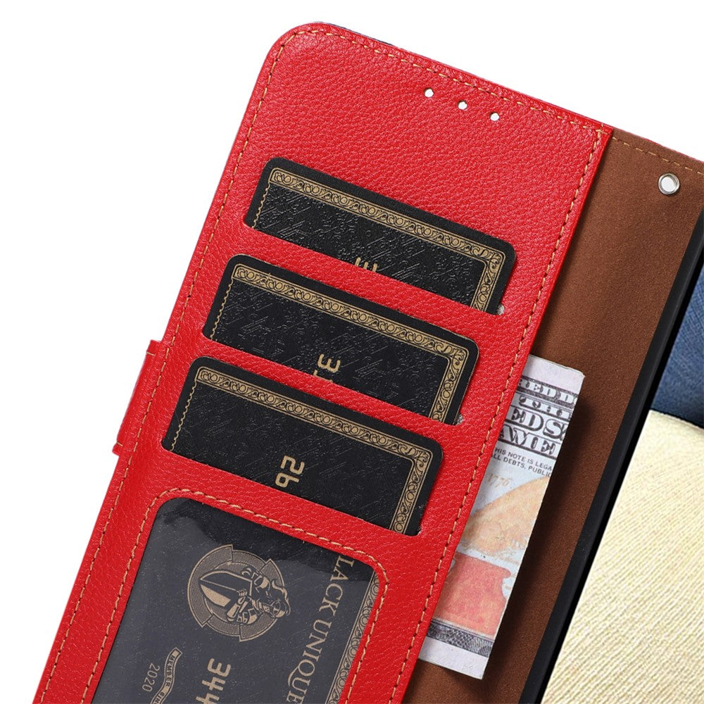 KHAZNEH For Xiaomi Redmi Note 14 Pro 5G / Poco X7 5G Case RFID Blocking Wallet PU Leather Phone Cover