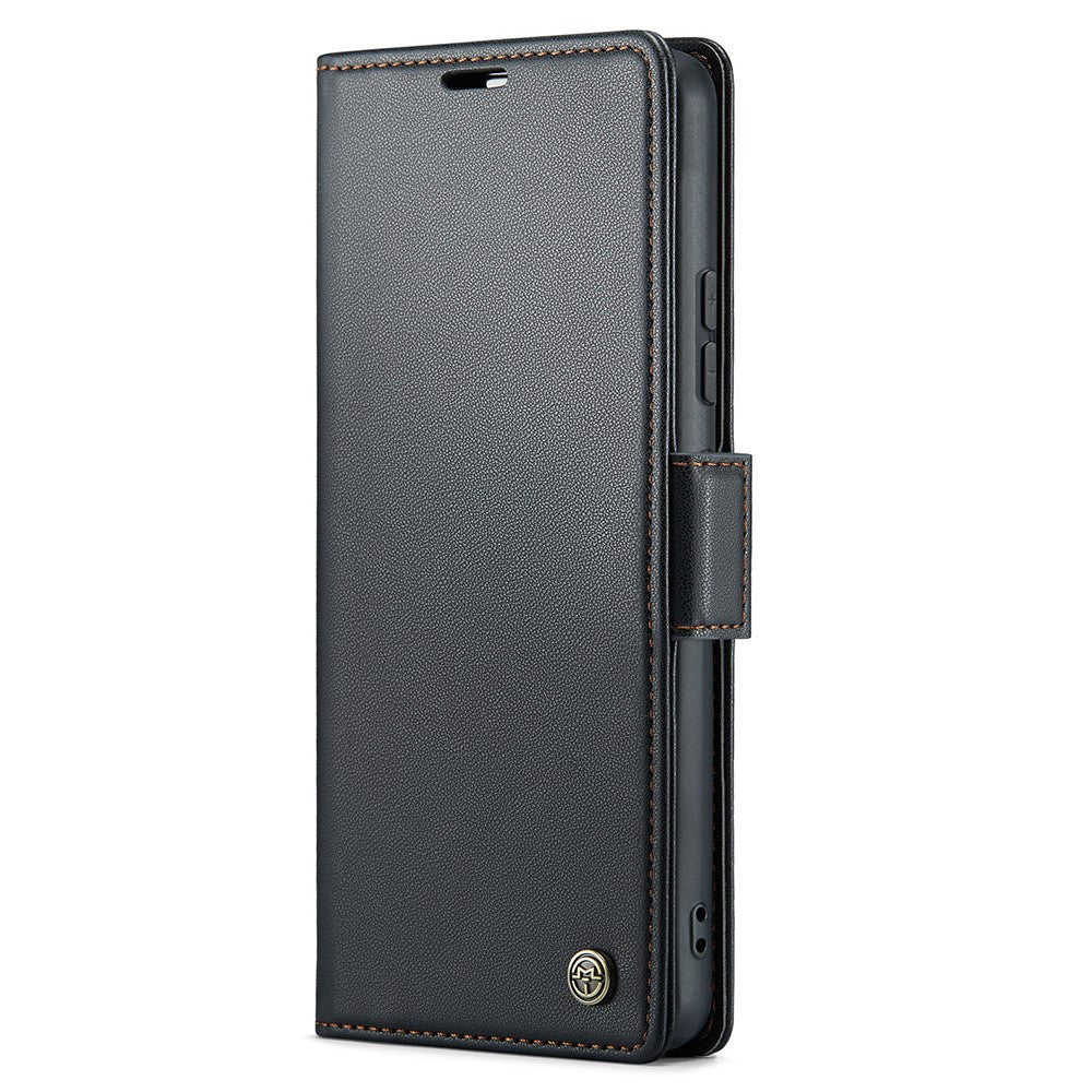 Galaxy S25 Plus Glänzende Wallet-Hülle – RFID-Schutz & Ständer