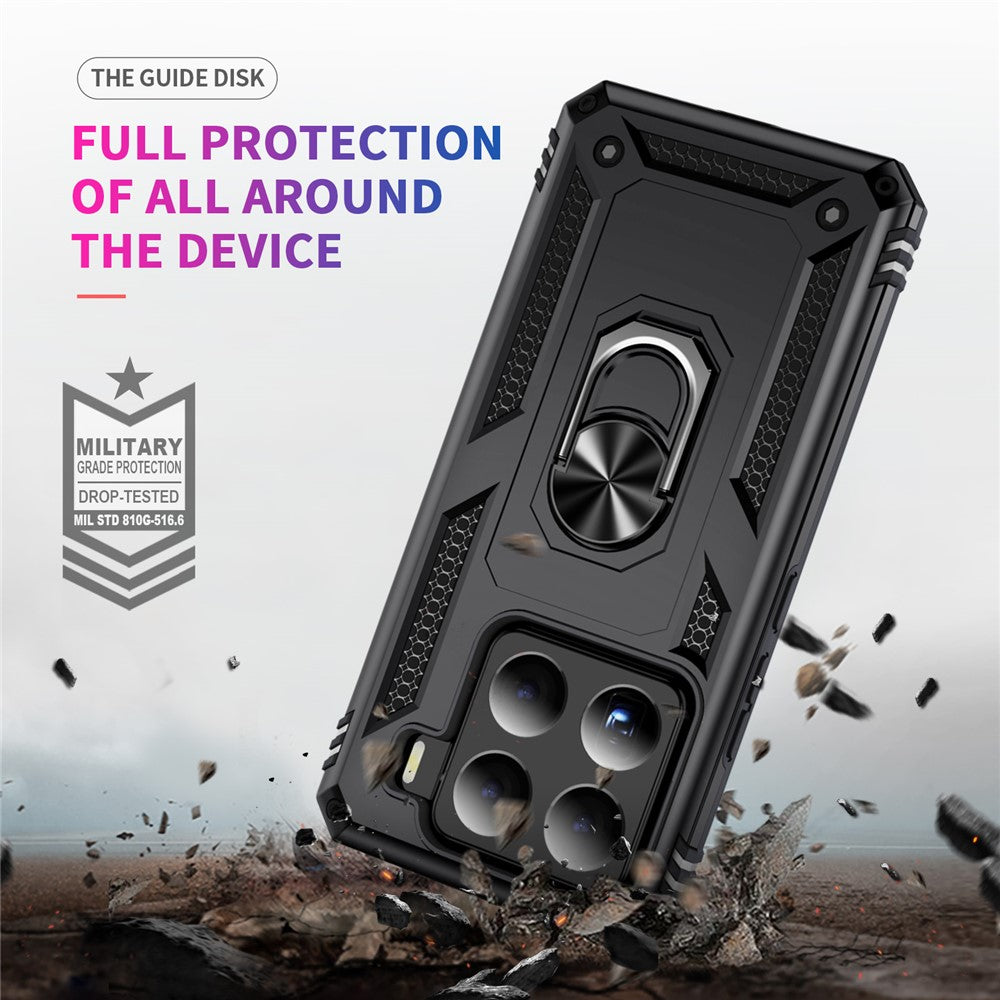 For Xiaomi 15 Case PC + TPU Phone Cover with Rotary Ring Kickstand
