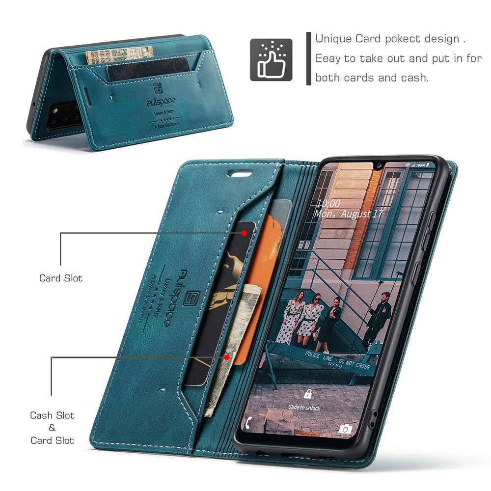 Galaxy A31 Wallet-Hülle – Mit RFID-Blockierung & Kartenhalter