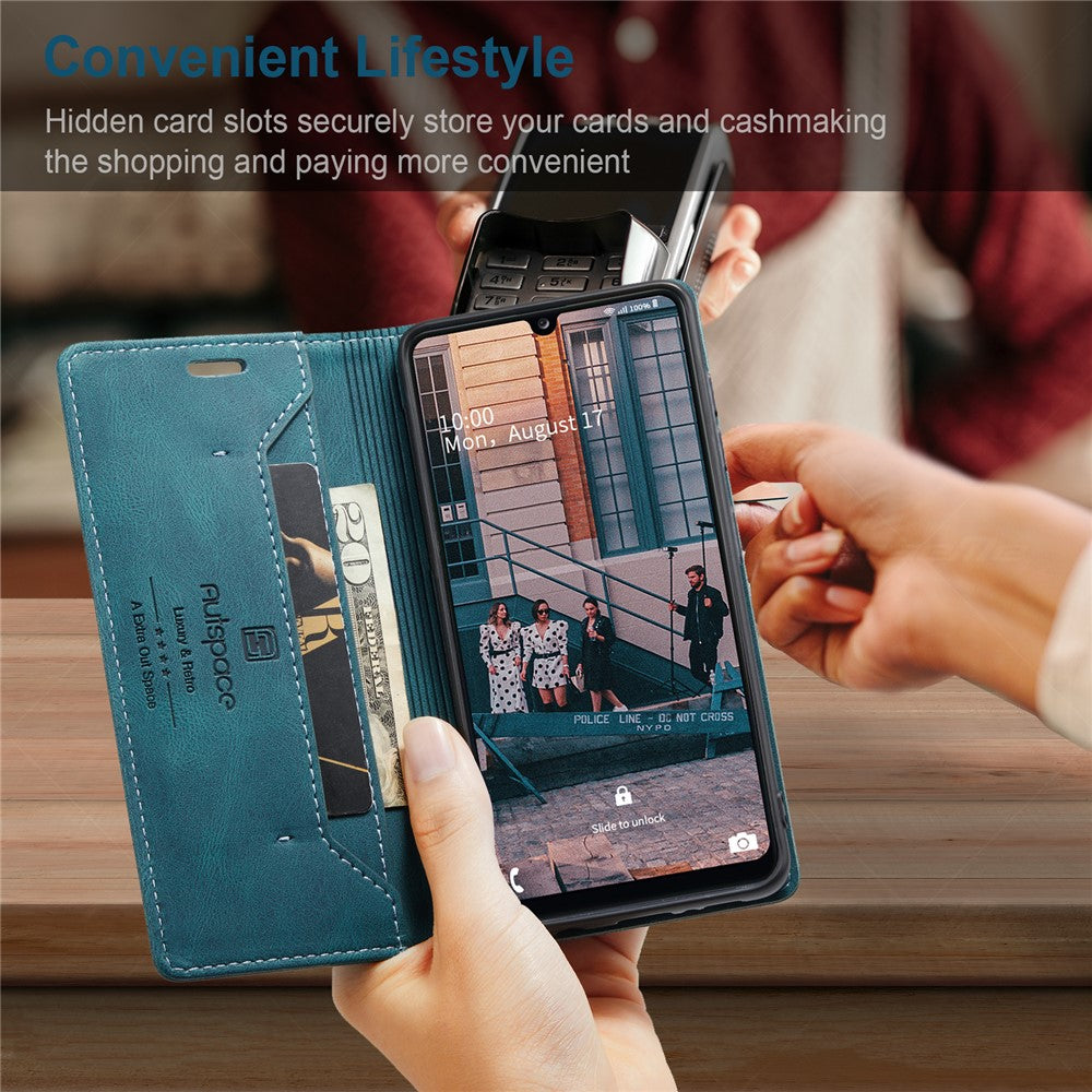 Galaxy A31 Wallet-Hülle – Mit RFID-Blockierung & Kartenhalter