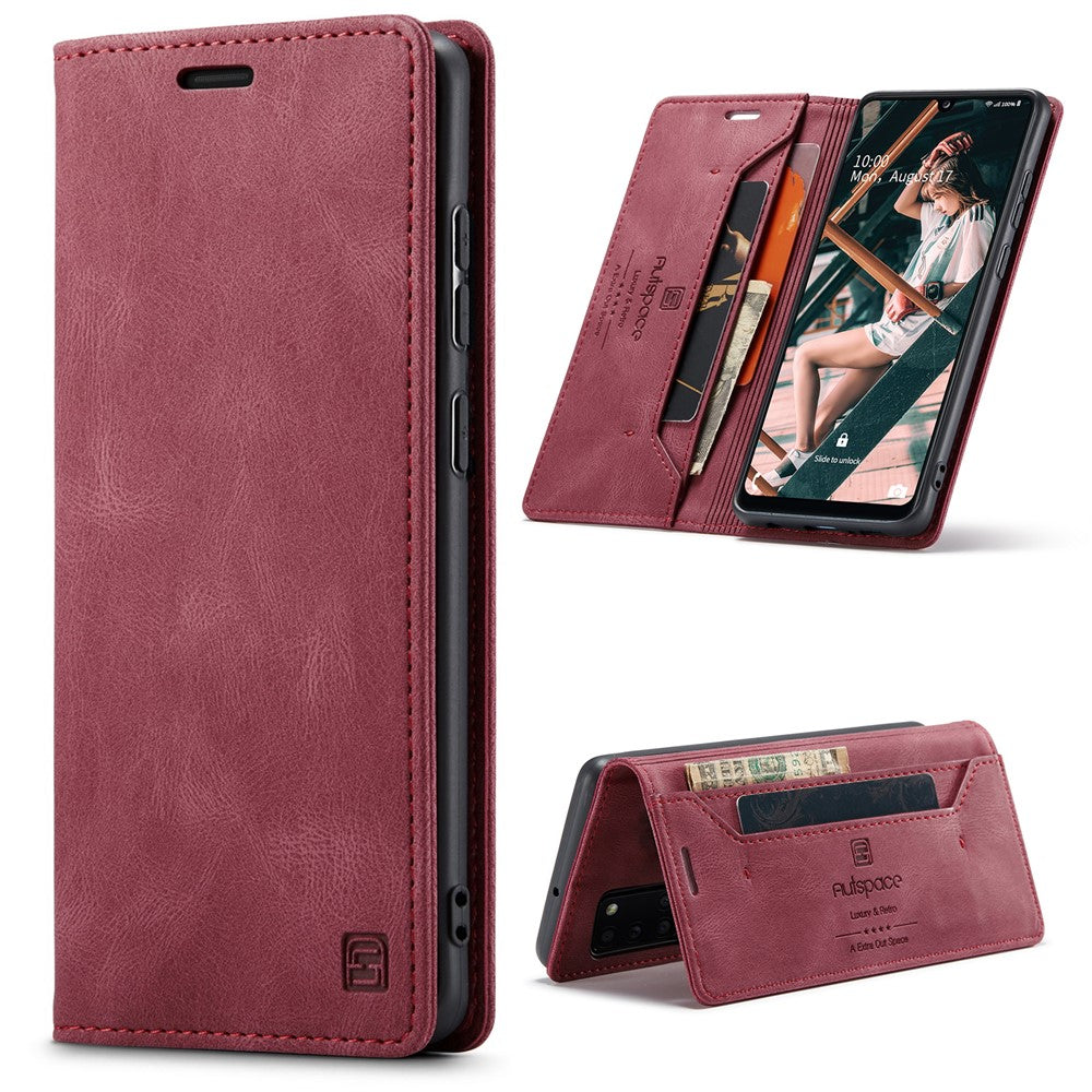Galaxy A31 Wallet-Hülle – Mit RFID-Blockierung & Kartenhalter