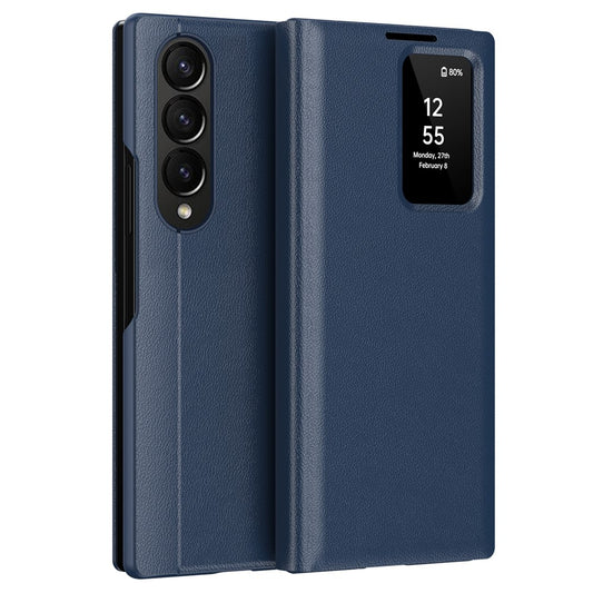 Galaxy Z Fold3 5G Lederhülle – Mit Kartenfach & Smart-View Fenster