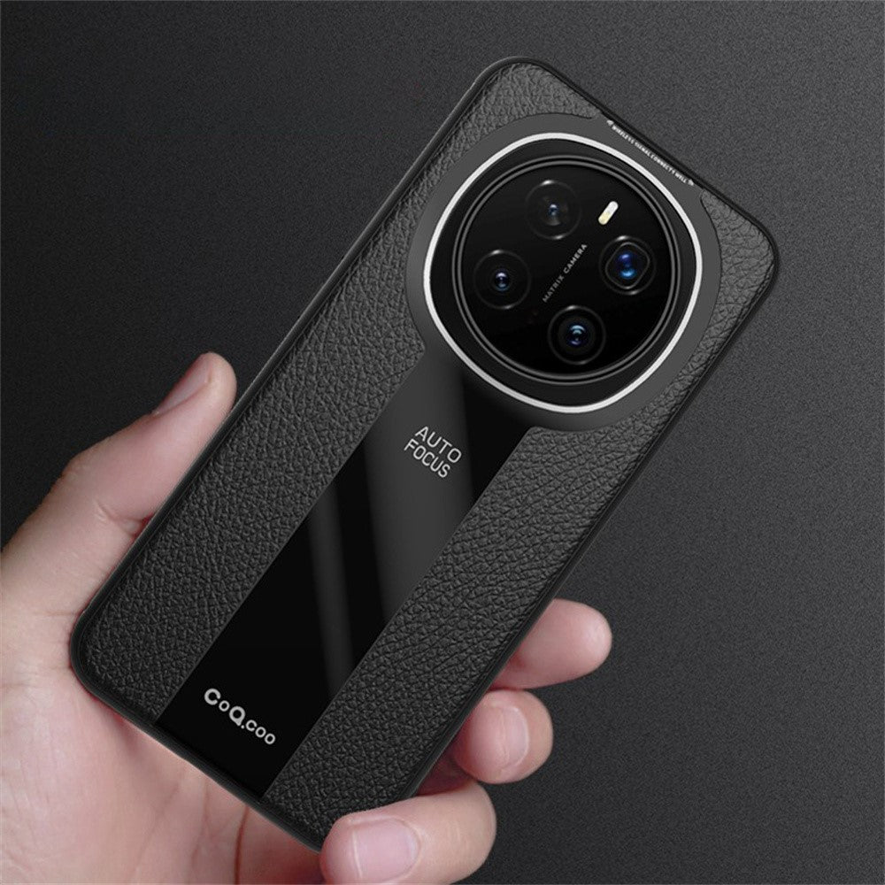 Q.COO For Honor Magic7 Pro 5G Case Shockproof PU Leather + TPU + Acrylic Phone Cover