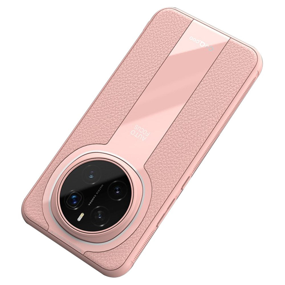 Q.COO For Honor Magic7 Pro 5G Case Shockproof PU Leather + TPU + Acrylic Phone Cover