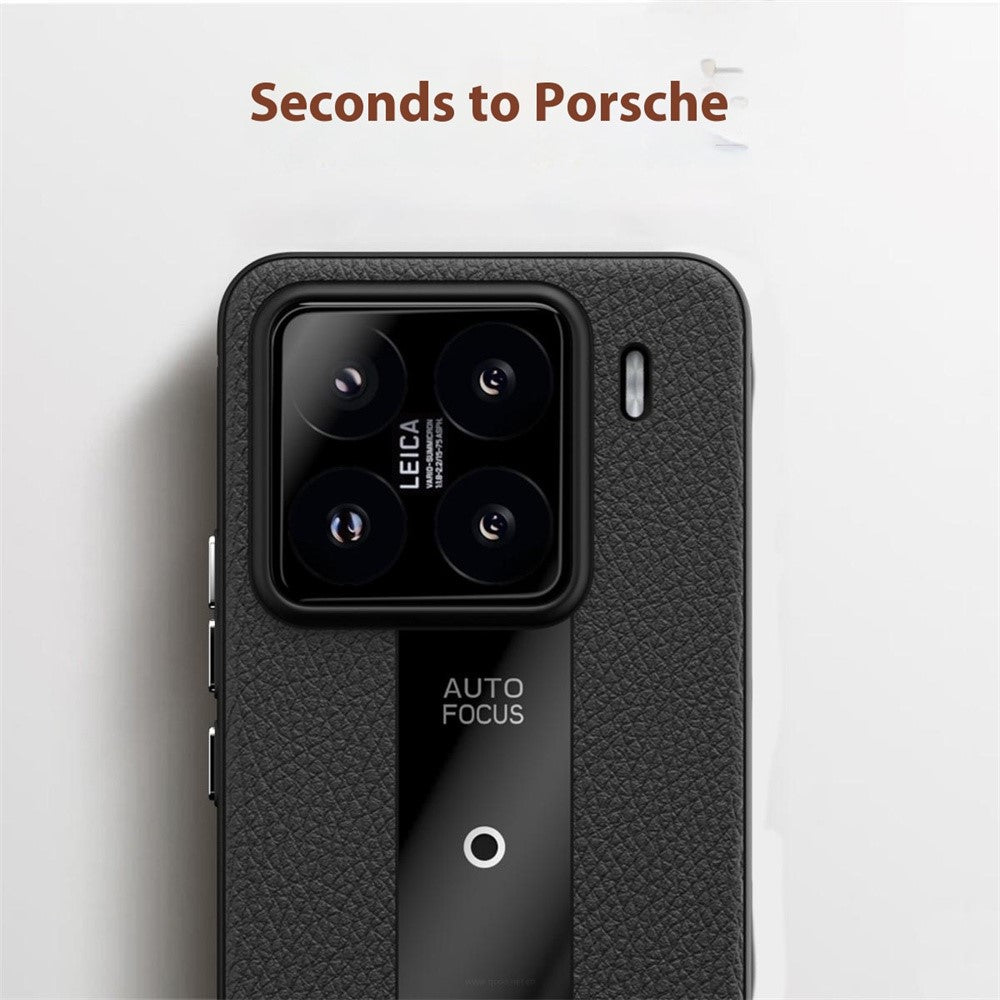 Q.COO For Xiaomi 15 Case Shockproof PU + TPU + Acrylic Phone Cover