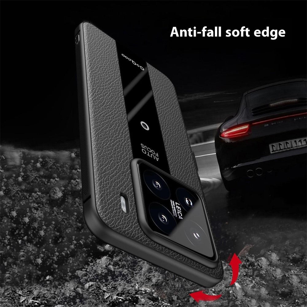 Q.COO For Xiaomi 15 Case Shockproof PU + TPU + Acrylic Phone Cover