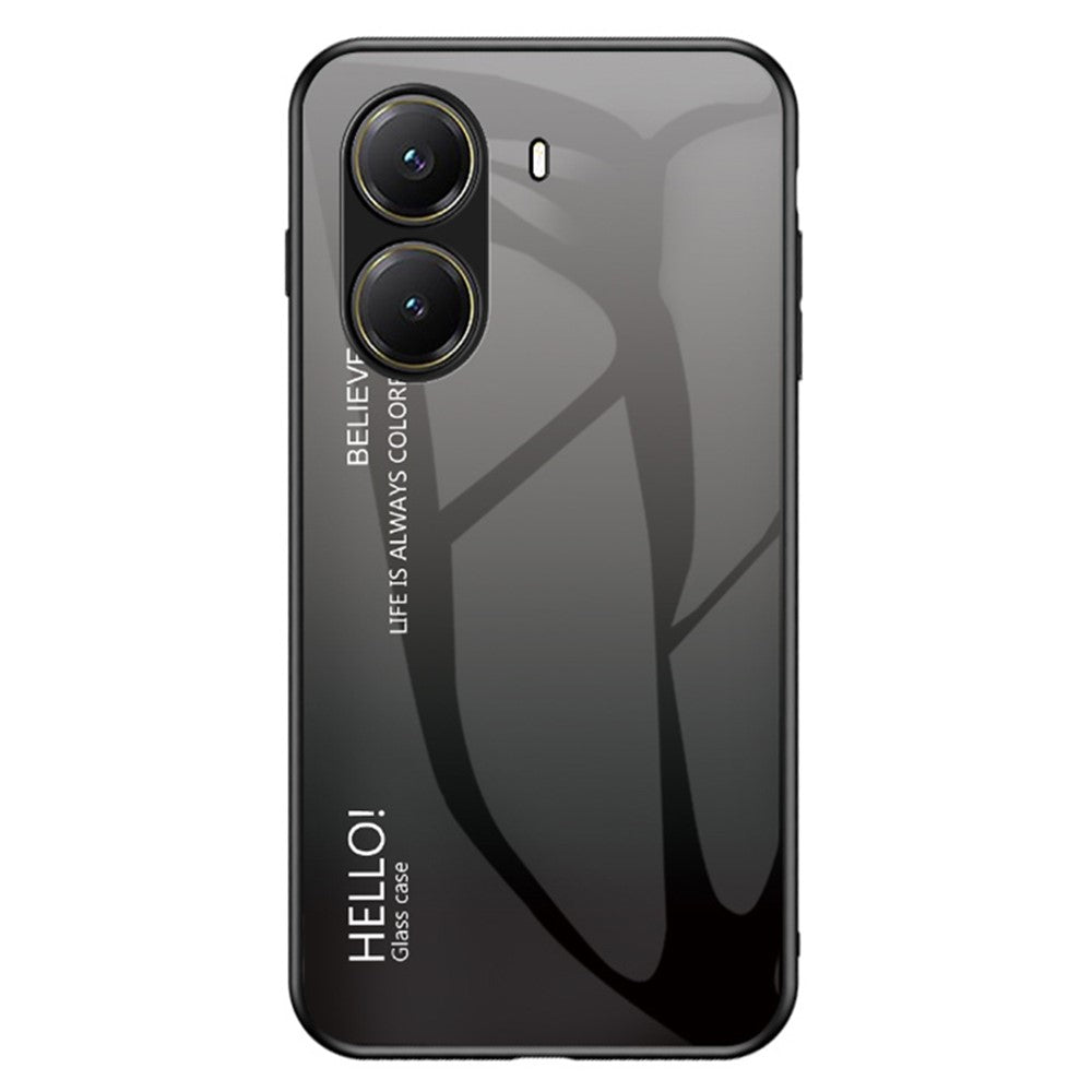 For Xiaomi Poco X7 Pro 5G / Redmi Turbo 4 5G Case Anti-Scratch Tempered Glass + PC+TPU Phone Cover