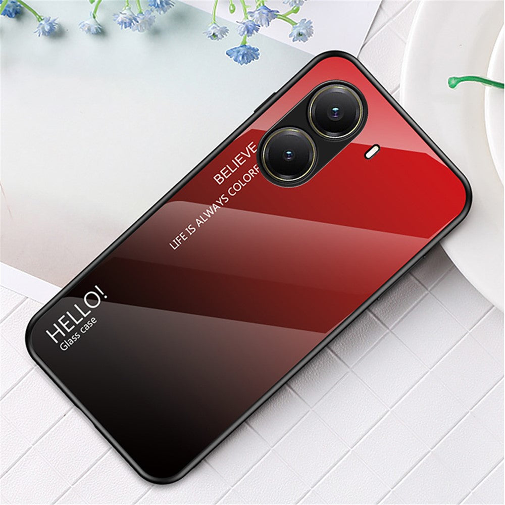 For Xiaomi Poco X7 Pro 5G / Redmi Turbo 4 5G Case Anti-Scratch Tempered Glass + PC+TPU Phone Cover