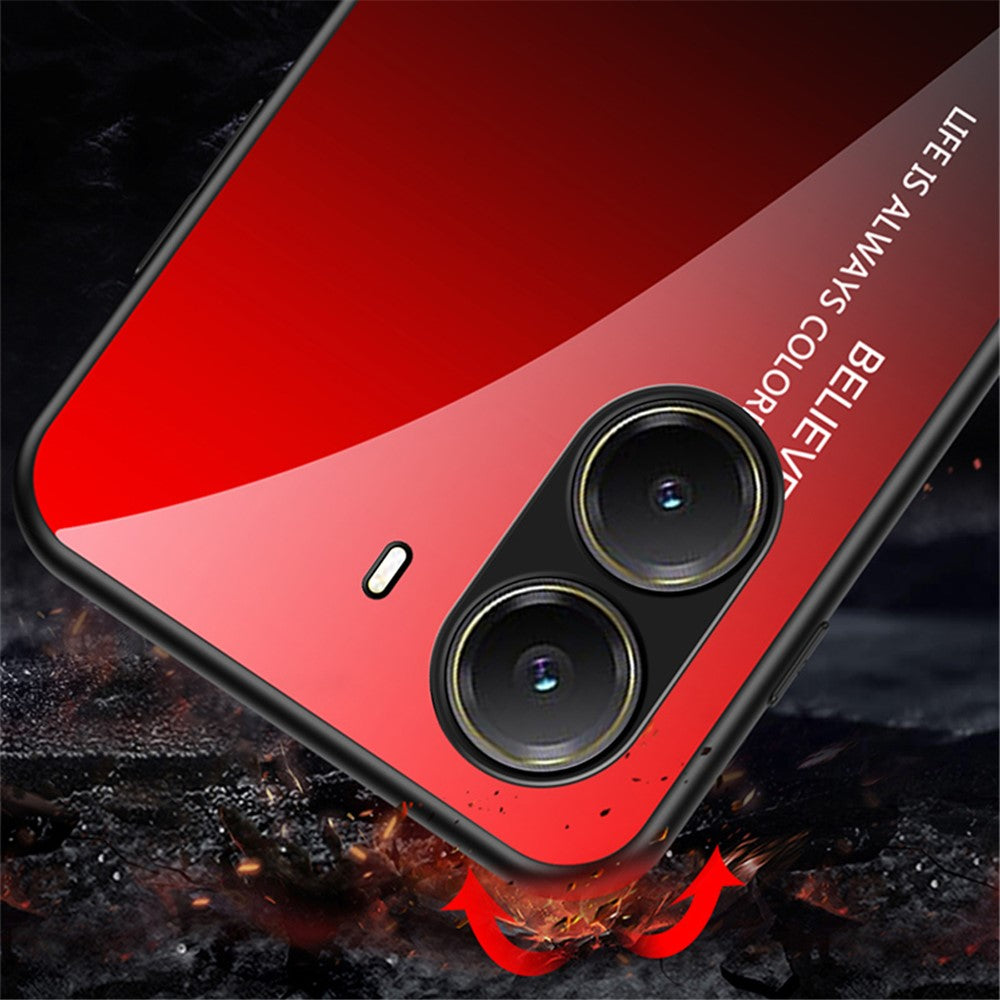 For Xiaomi Poco X7 Pro 5G / Redmi Turbo 4 5G Case Anti-Scratch Tempered Glass + PC+TPU Phone Cover