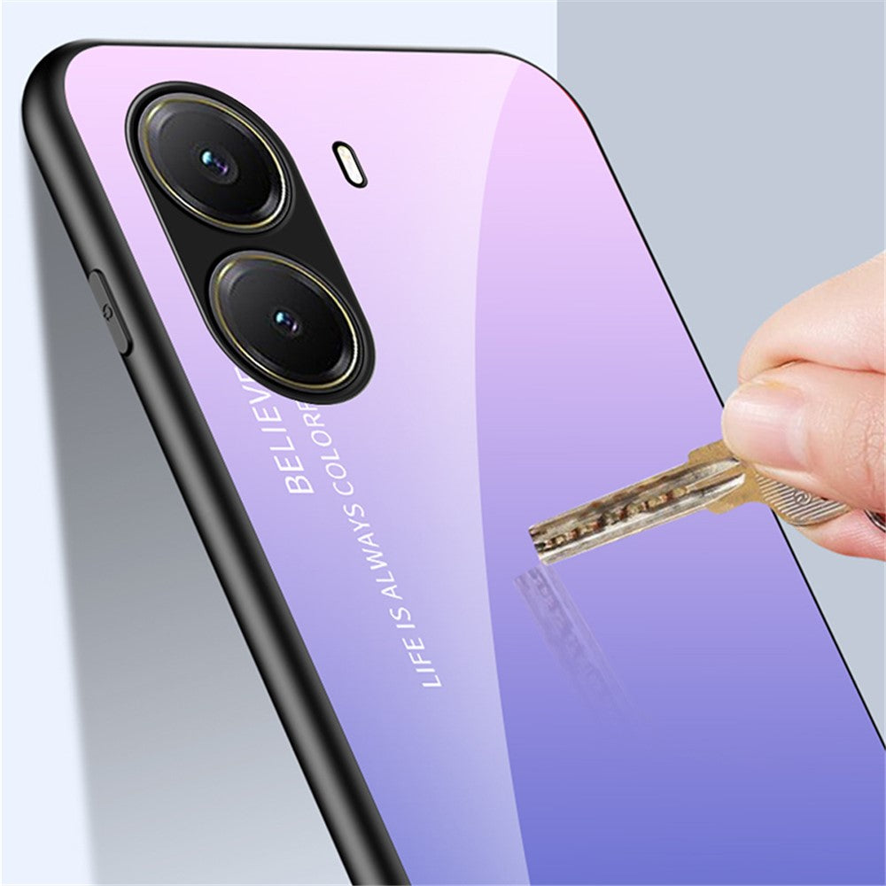 For Xiaomi Poco X7 Pro 5G / Redmi Turbo 4 5G Case Anti-Scratch Tempered Glass + PC+TPU Phone Cover