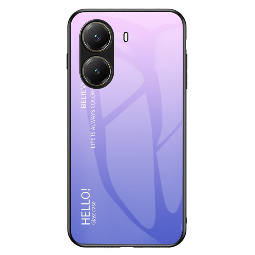 For Xiaomi Poco X7 Pro 5G / Redmi Turbo 4 5G Case Anti-Scratch Tempered Glass + PC+TPU Phone Cover