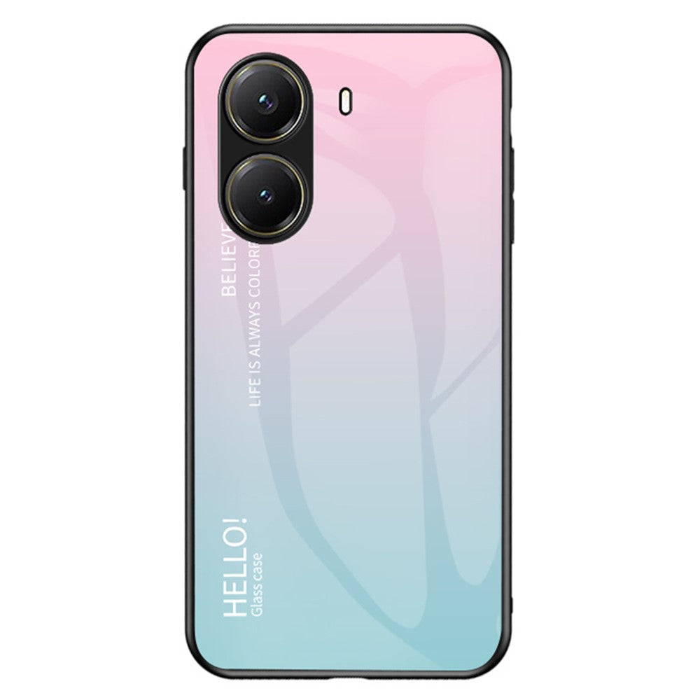 For Xiaomi Poco X7 Pro 5G / Redmi Turbo 4 5G Case Anti-Scratch Tempered Glass + PC+TPU Phone Cover