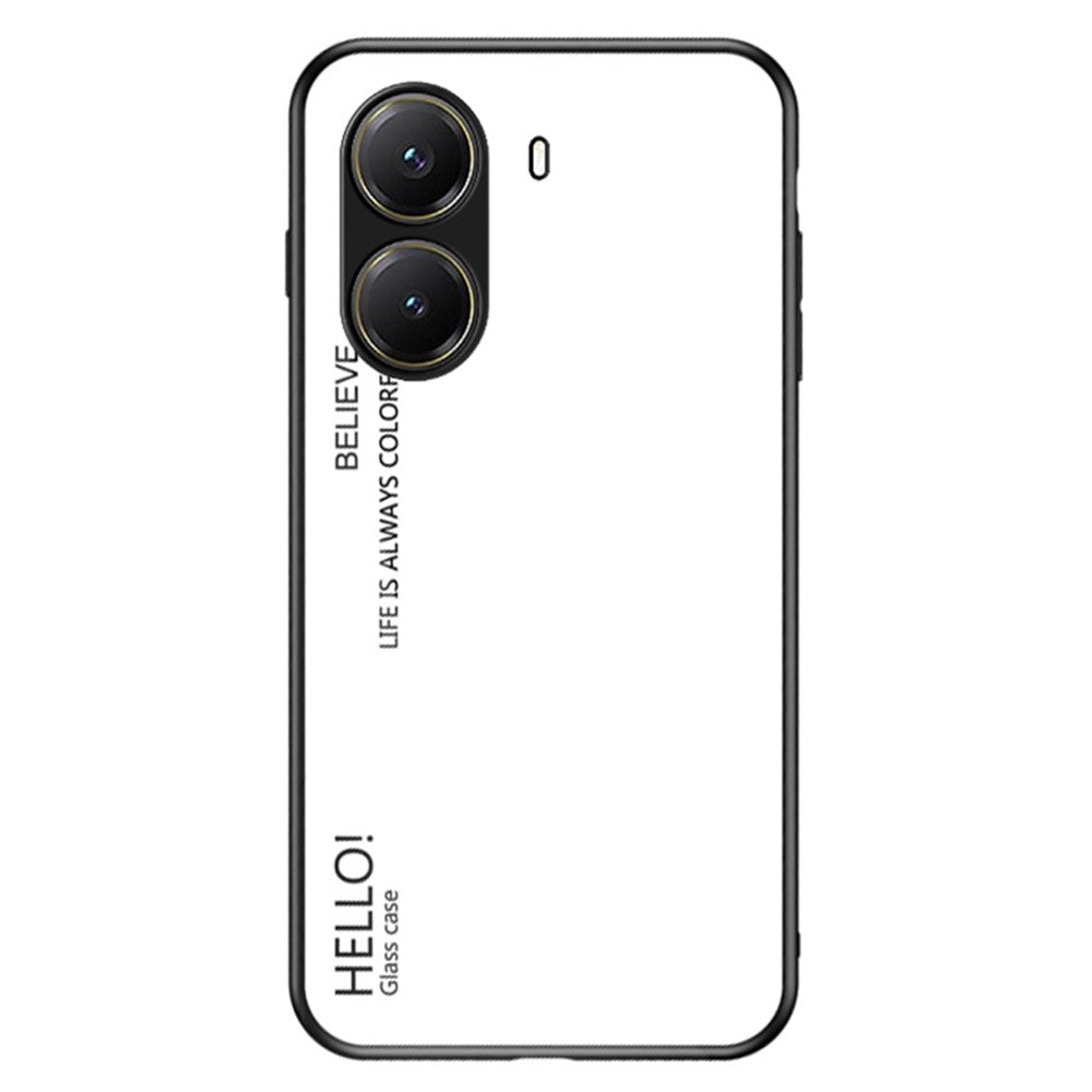 For Xiaomi Poco X7 Pro 5G / Redmi Turbo 4 5G Case Anti-Scratch Tempered Glass + PC+TPU Phone Cover