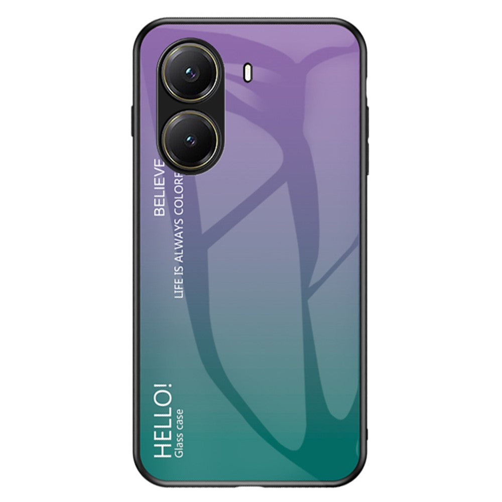 For Xiaomi Poco X7 Pro 5G / Redmi Turbo 4 5G Case Anti-Scratch Tempered Glass + PC+TPU Phone Cover