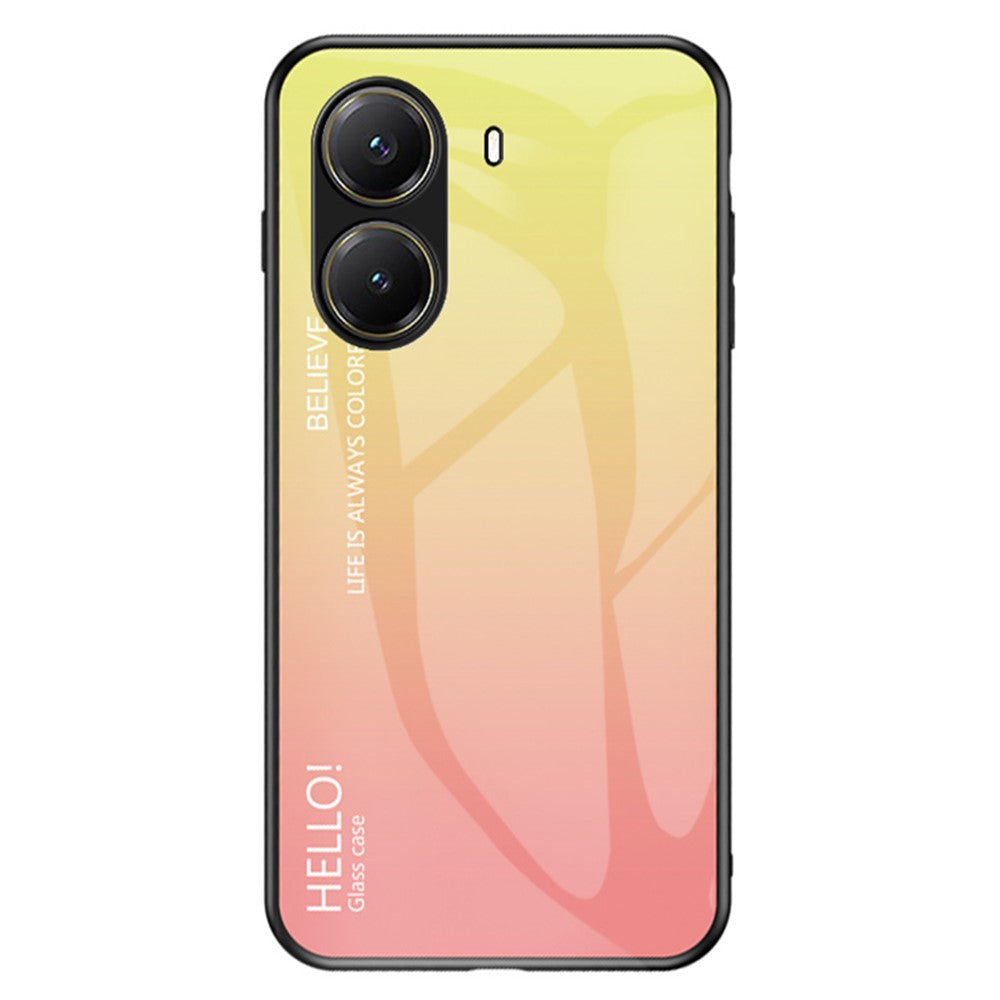 For Xiaomi Poco X7 Pro 5G / Redmi Turbo 4 5G Case Anti-Scratch Tempered Glass + PC+TPU Phone Cover