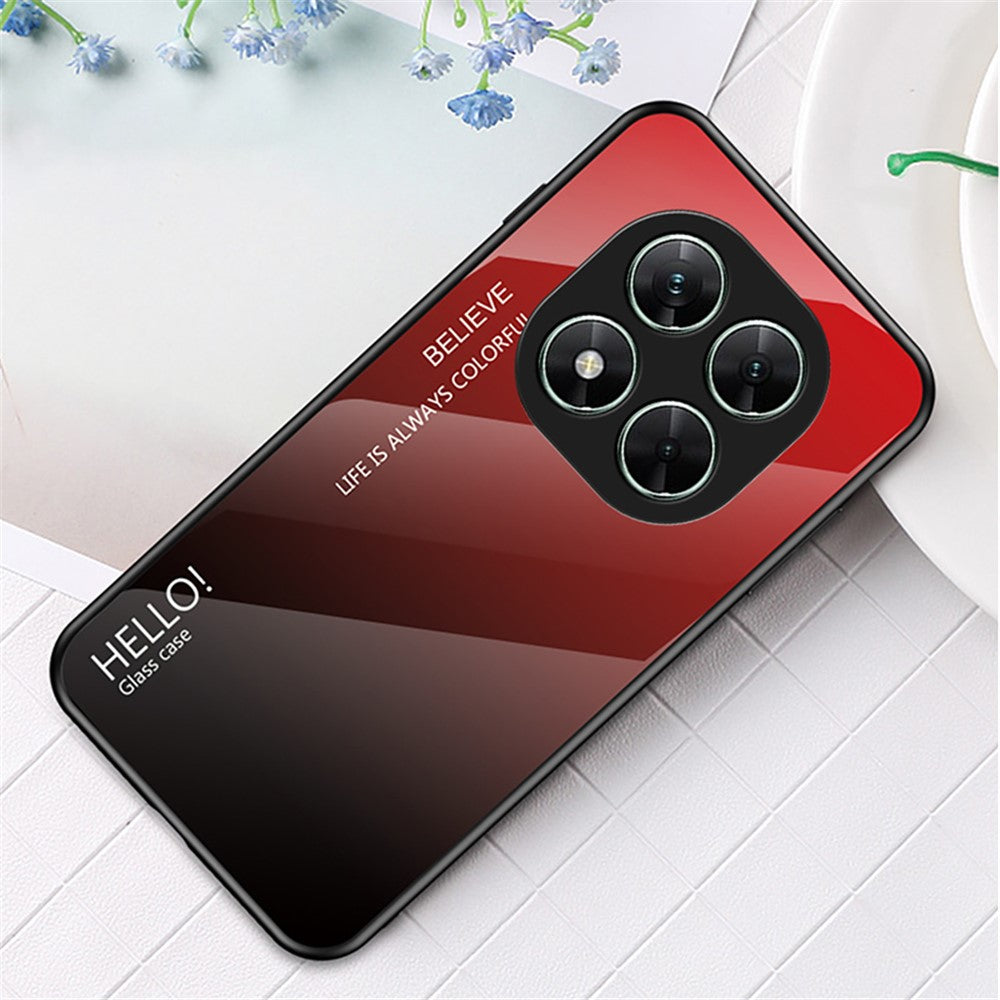 For Xiaomi Poco X7 5G Case Anti-Scratch Tempered Glass + PC+TPU Phone Cover