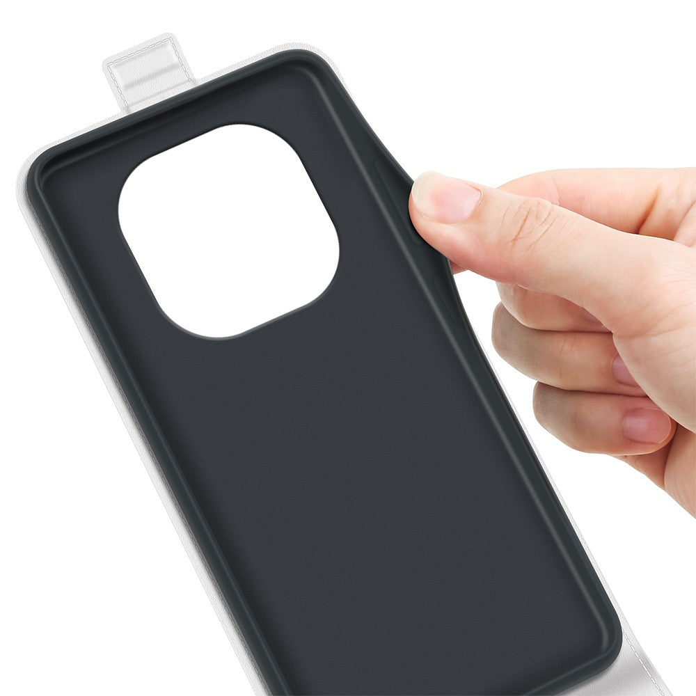 For Xiaomi Redmi Note 14 Pro 4G Case with Card Slots Vertical Flip Leather Phone Cover