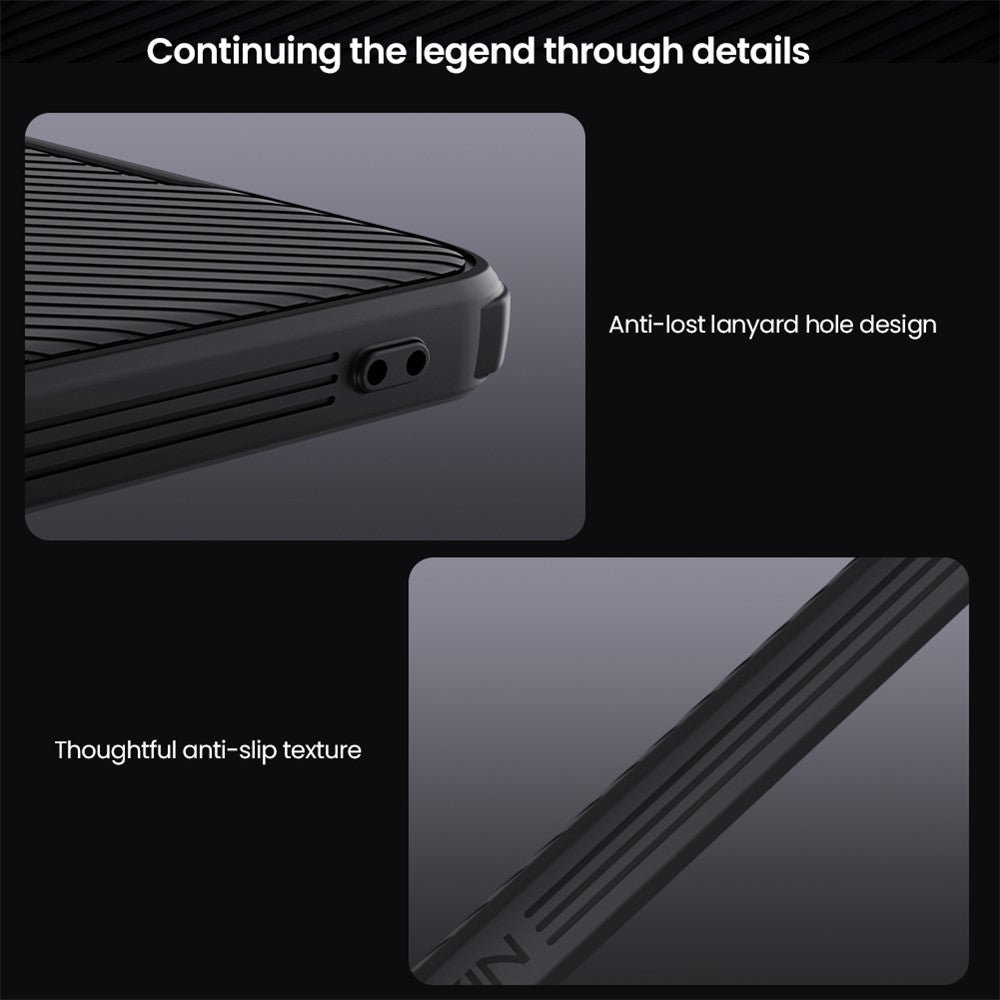 NILLKIN Camshield Pro Series for Xiaomi Poco X7 Pro 5G Case PC + TPU Slide Camera Lid Phone Cover
