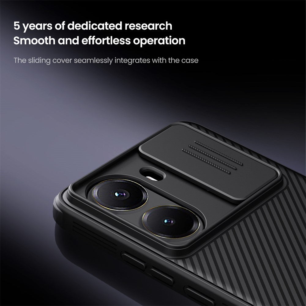 NILLKIN Camshield Pro Series for Xiaomi Poco X7 Pro 5G Case PC + TPU Slide Camera Lid Phone Cover