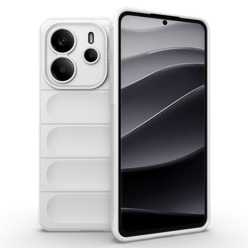 For Xiaomi Redmi Note 14 4G (163.25mm) Case Anti-Drop Soft TPU Rugged Phone Back Cover