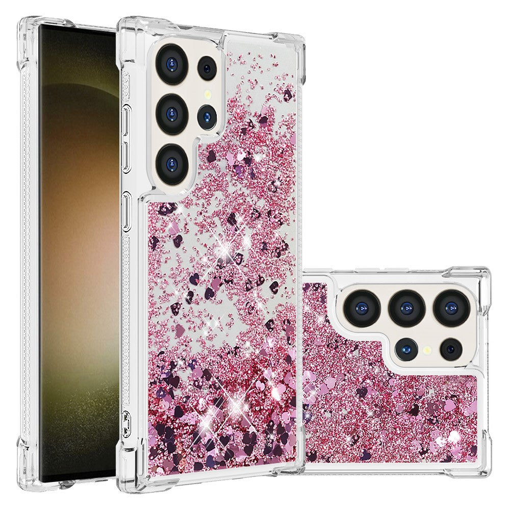 Galaxy S25 Ultra Glitzer-Hülle – Stoßfest & mit Treibsand