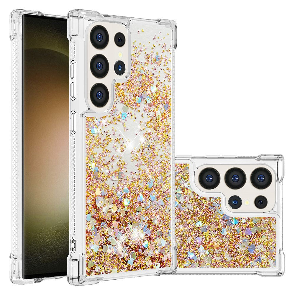 Galaxy S25 Ultra Glitzer-Hülle – Stoßfest & mit Treibsand