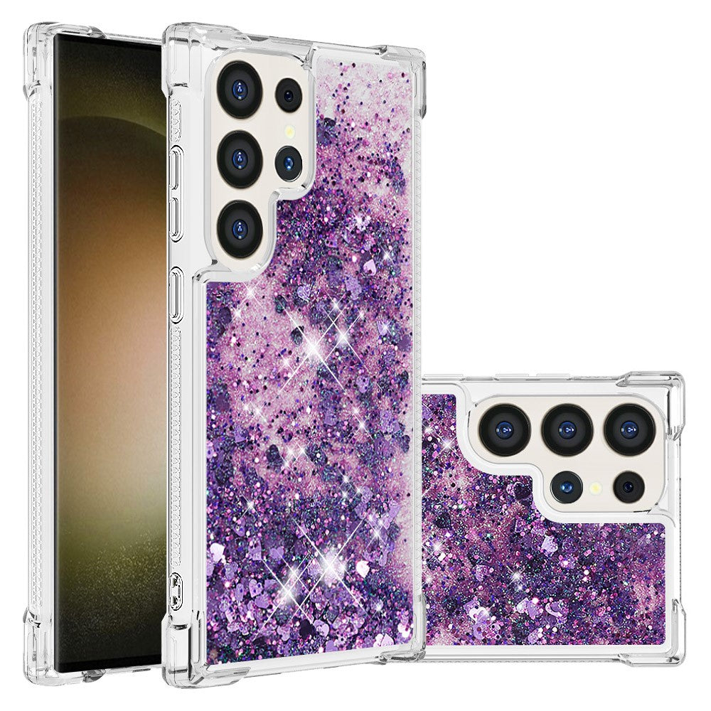 Galaxy S25 Ultra Glitzer-Hülle – Stoßfest & mit Treibsand
