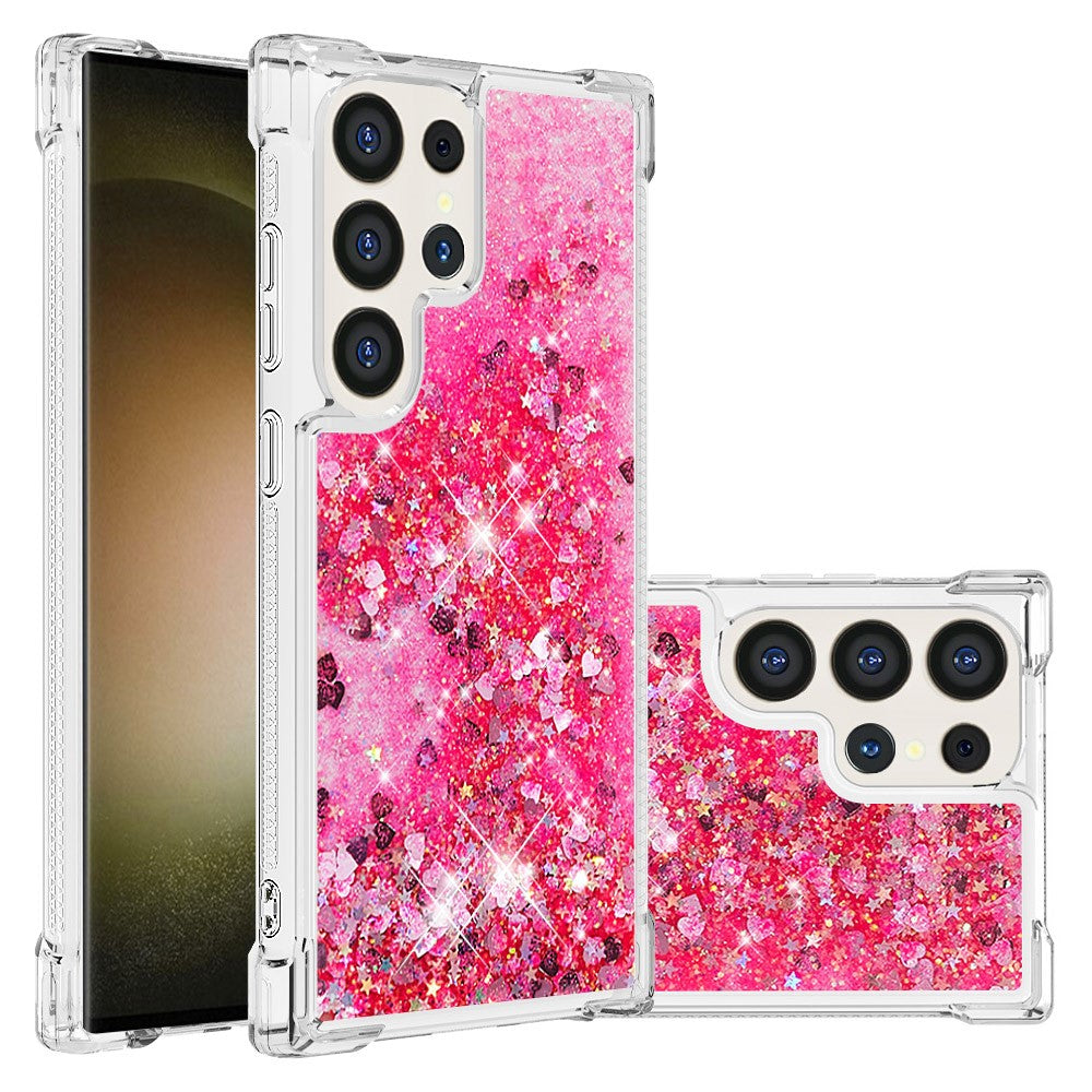 Galaxy S25 Ultra Glitzer-Hülle – Stoßfest & mit Treibsand