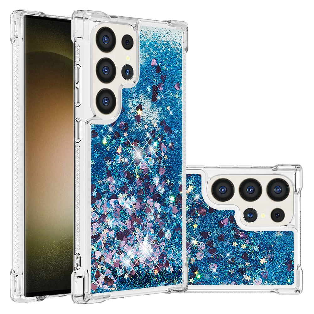 Galaxy S25 Ultra Glitzer-Hülle – Stoßfest & mit Treibsand