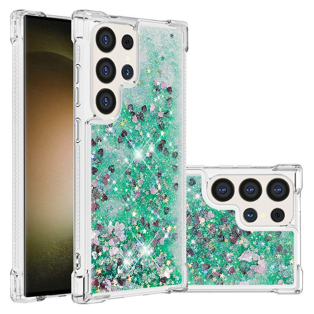 Galaxy S25 Ultra Glitzer-Hülle – Stoßfest & mit Treibsand