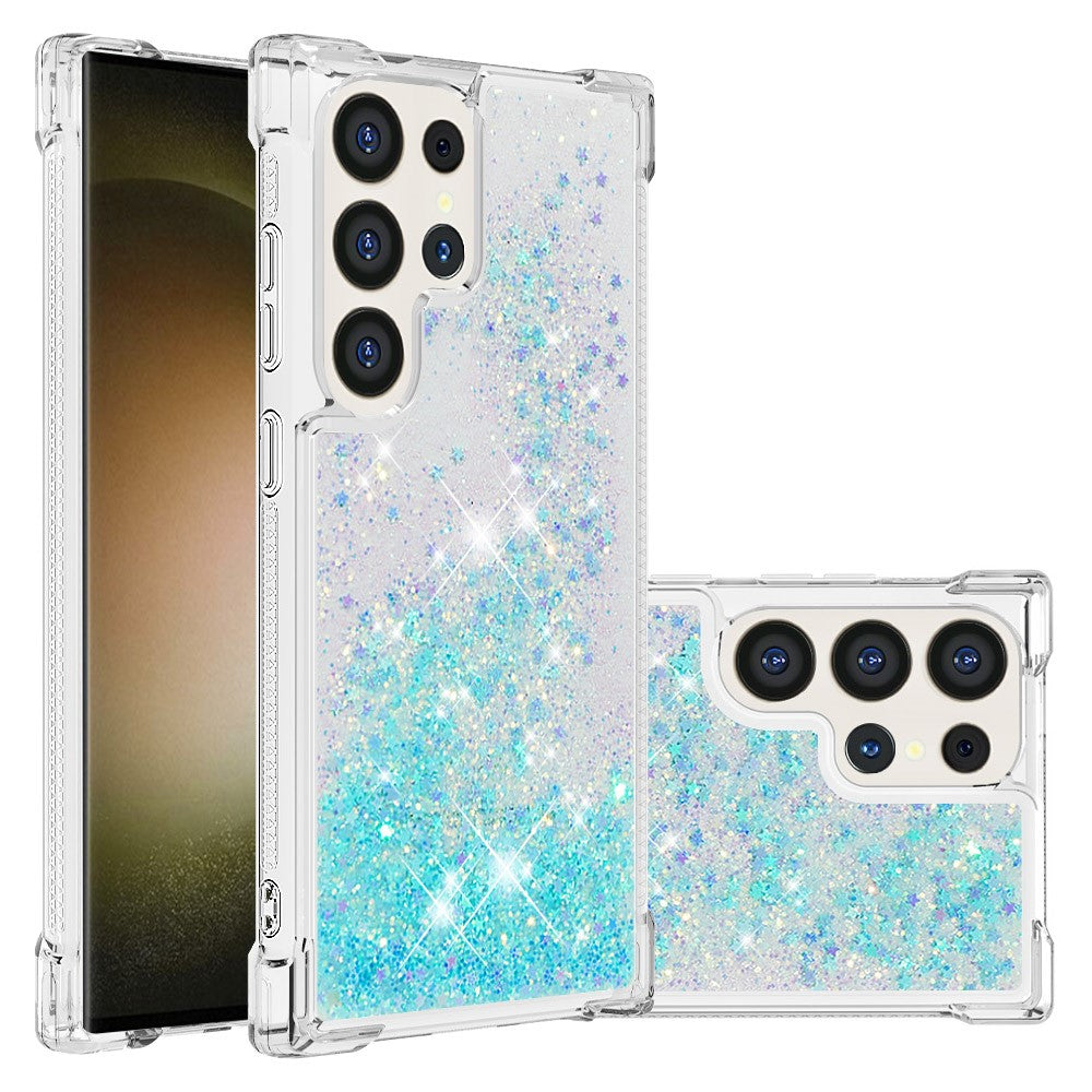 Galaxy S25 Ultra Glitzer-Hülle – Stoßfest & mit Treibsand