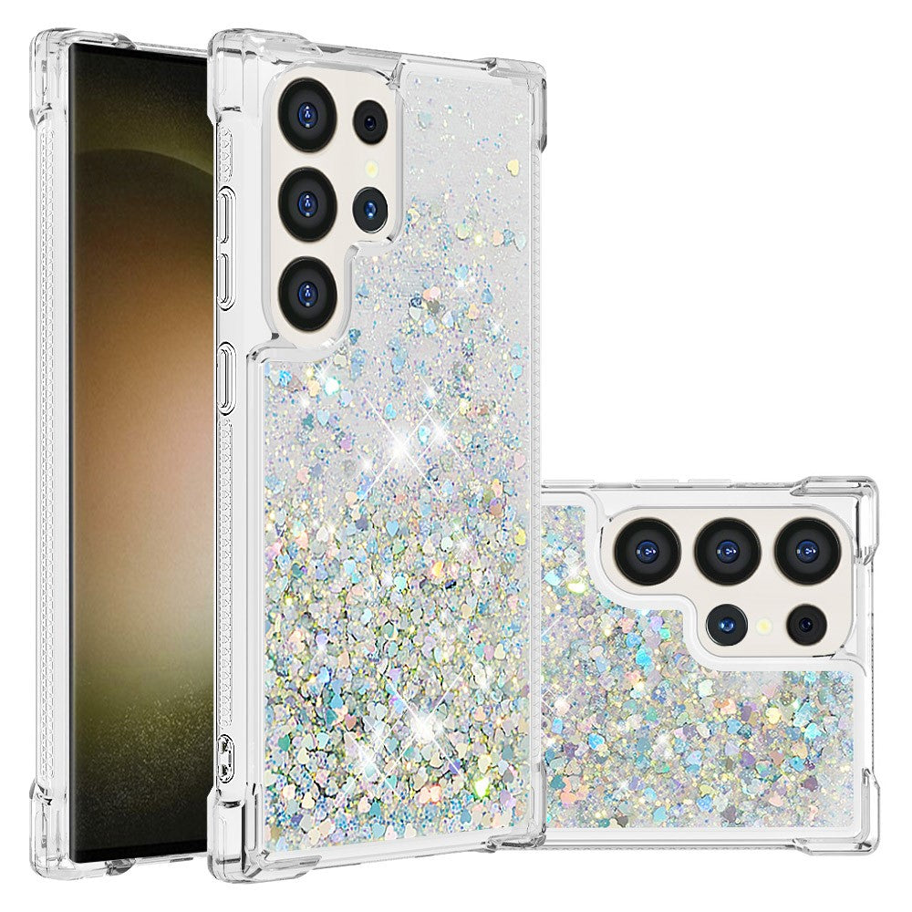 Galaxy S25 Ultra Glitzer-Hülle – Stoßfest & mit Treibsand